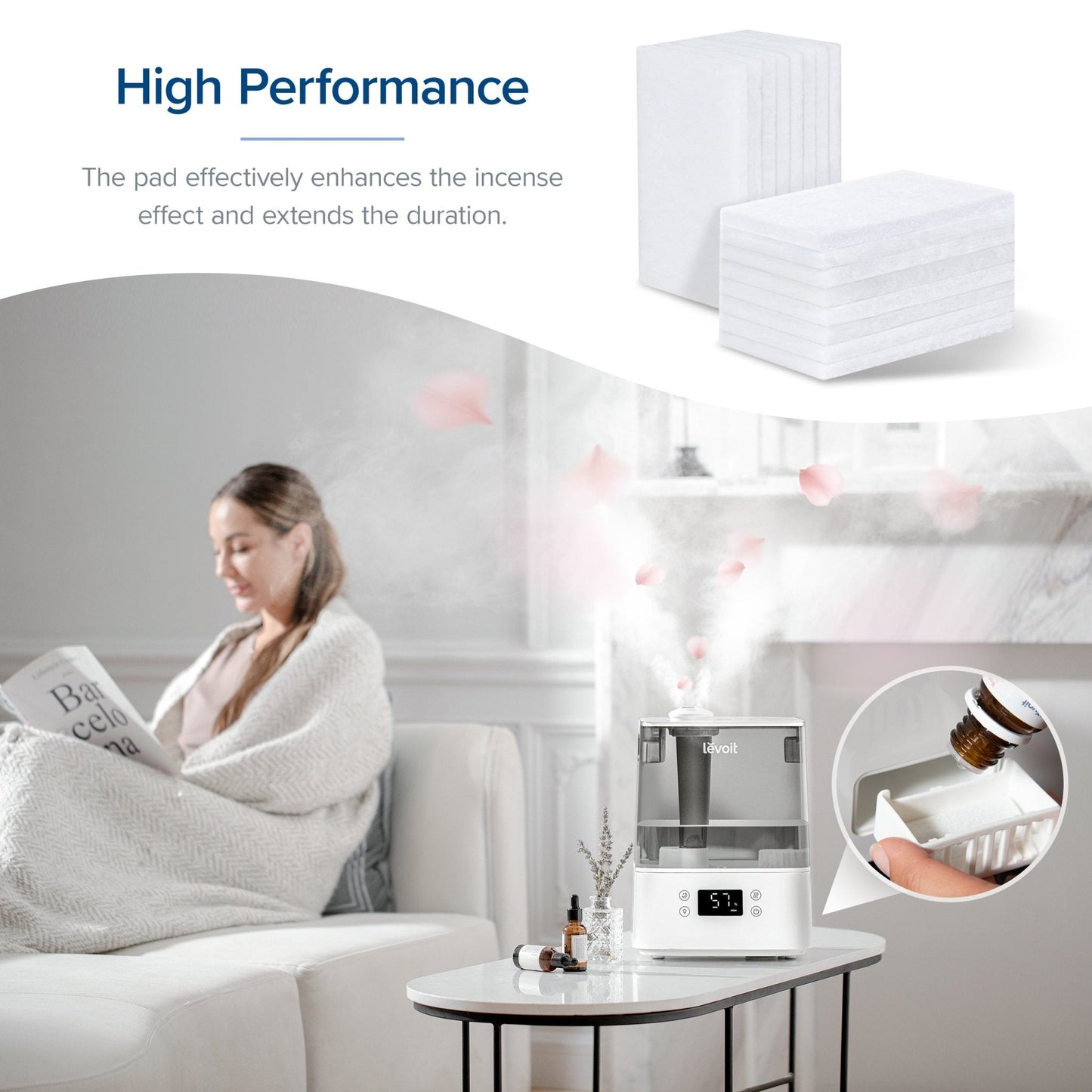Levoit Humidifier Aroma Pads (16 Pack)