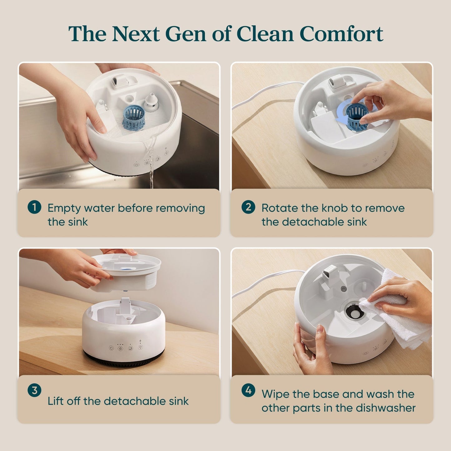 Levoit Neo 450 Humidifier – 4.2L Top Fill Cool Mist, 42H Runtime, Ultra-Quiet 21dB