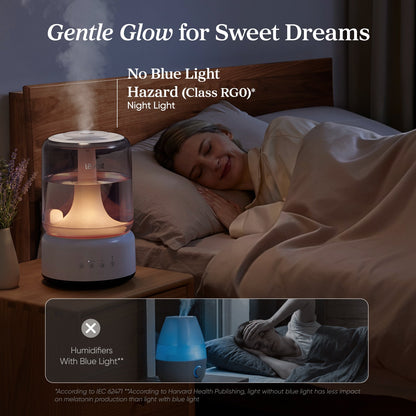 Levoit Neo 450 Humidifier – 4.2L Top Fill Cool Mist, 42H Runtime, Ultra-Quiet 21dB