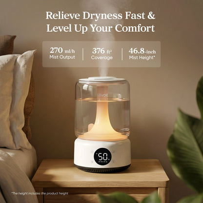 Levoit Neo 450S Smart Humidifier – 4.2L, APP & Voice Control, 42H Runtime, Scene Mode