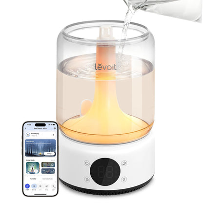 Levoit Neo 450S Smart Humidifier – 4.2L, APP & Voice Control, 42H Runtime, Scene Mode